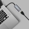 Qoltec Adapter aluminiowa przejściówka USB-C na HDMI 4K | 60Hz | 32AWG
